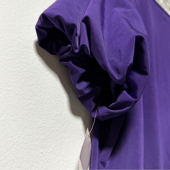Y2K Fabulosity Purple Gem Embellished Short Sleeve Top Women’s Size XL NWT - Picture 6 of 11